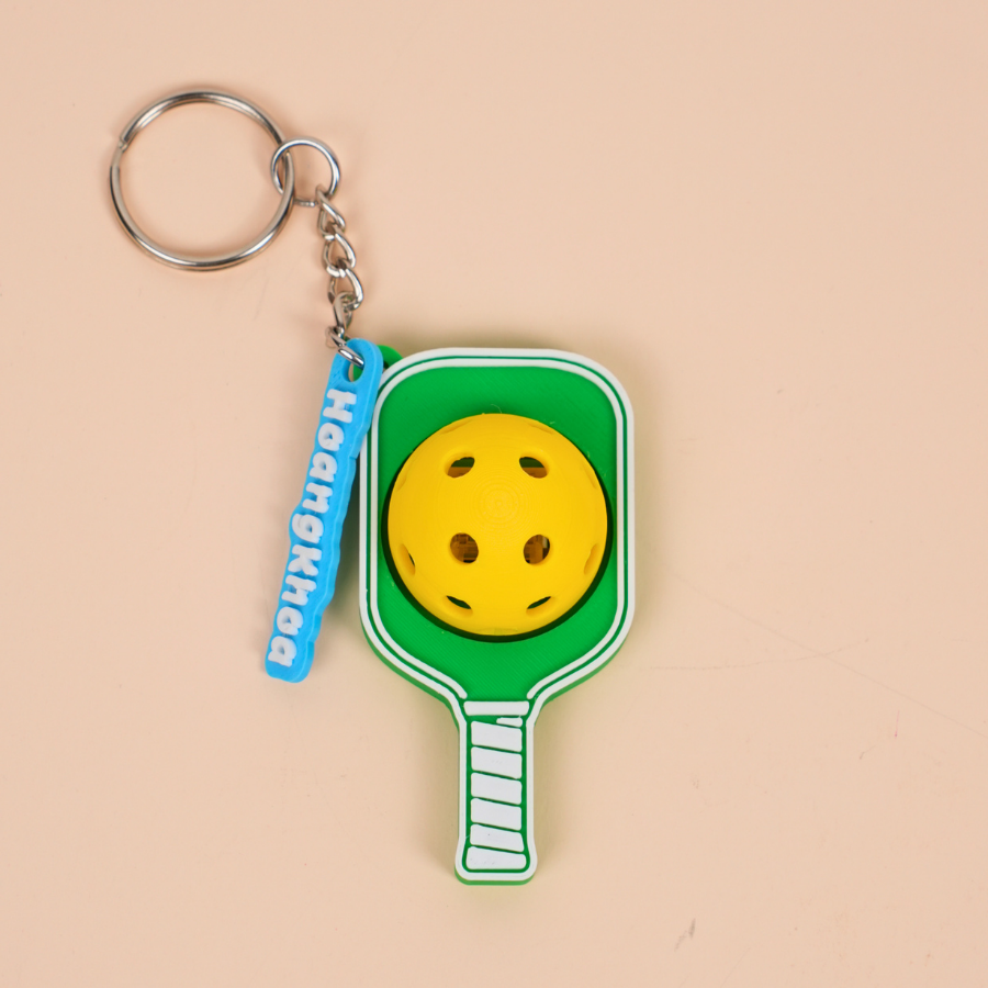 Móc Khóa Clicky Pickleball Cá Nhân Hóa