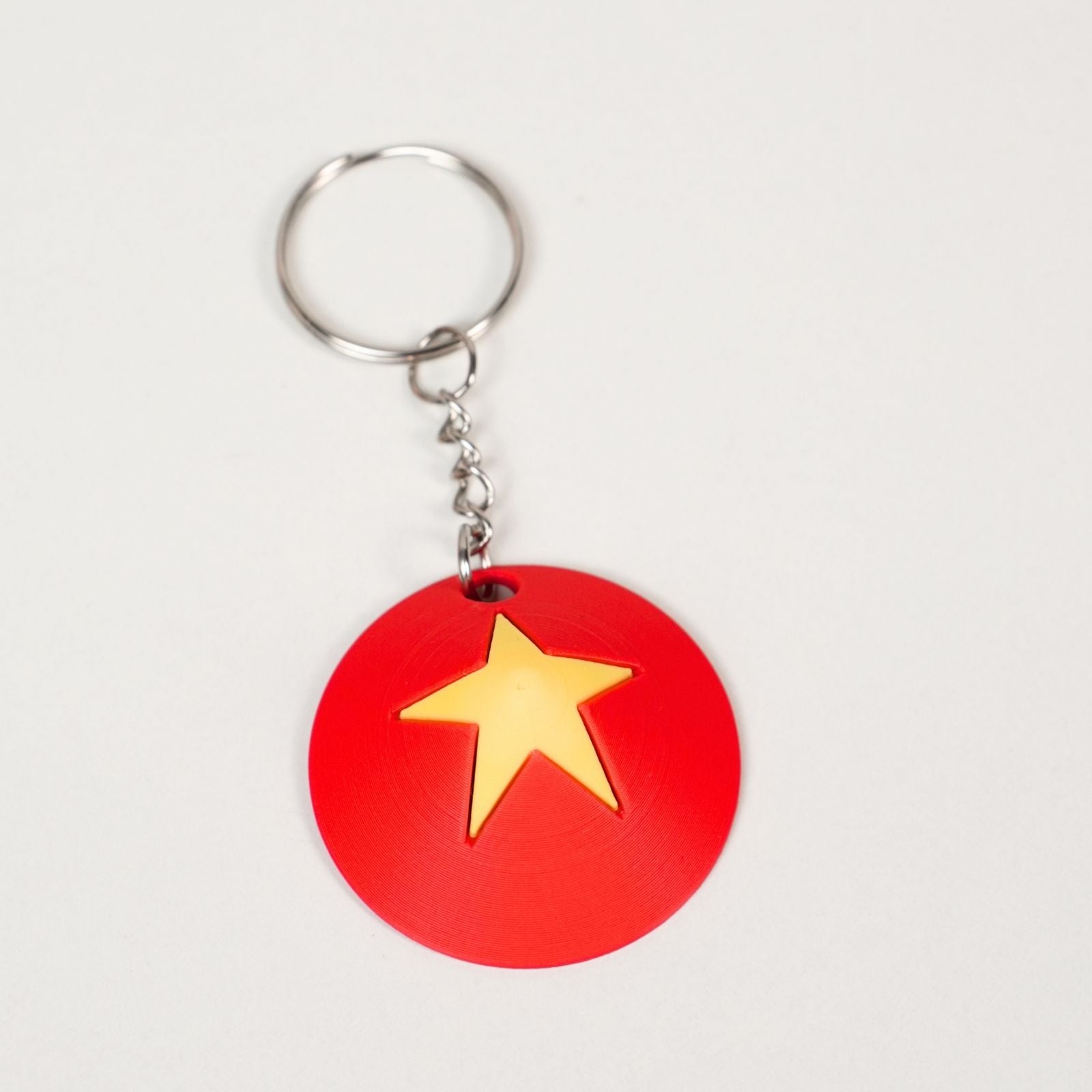 Móc Khóa Nón Lá Cờ Đỏ Sao Vàng Mini – Quà Tặng Lưu Niệm Việt Nam Kèm Tag Tên Cá Nhân Hoá