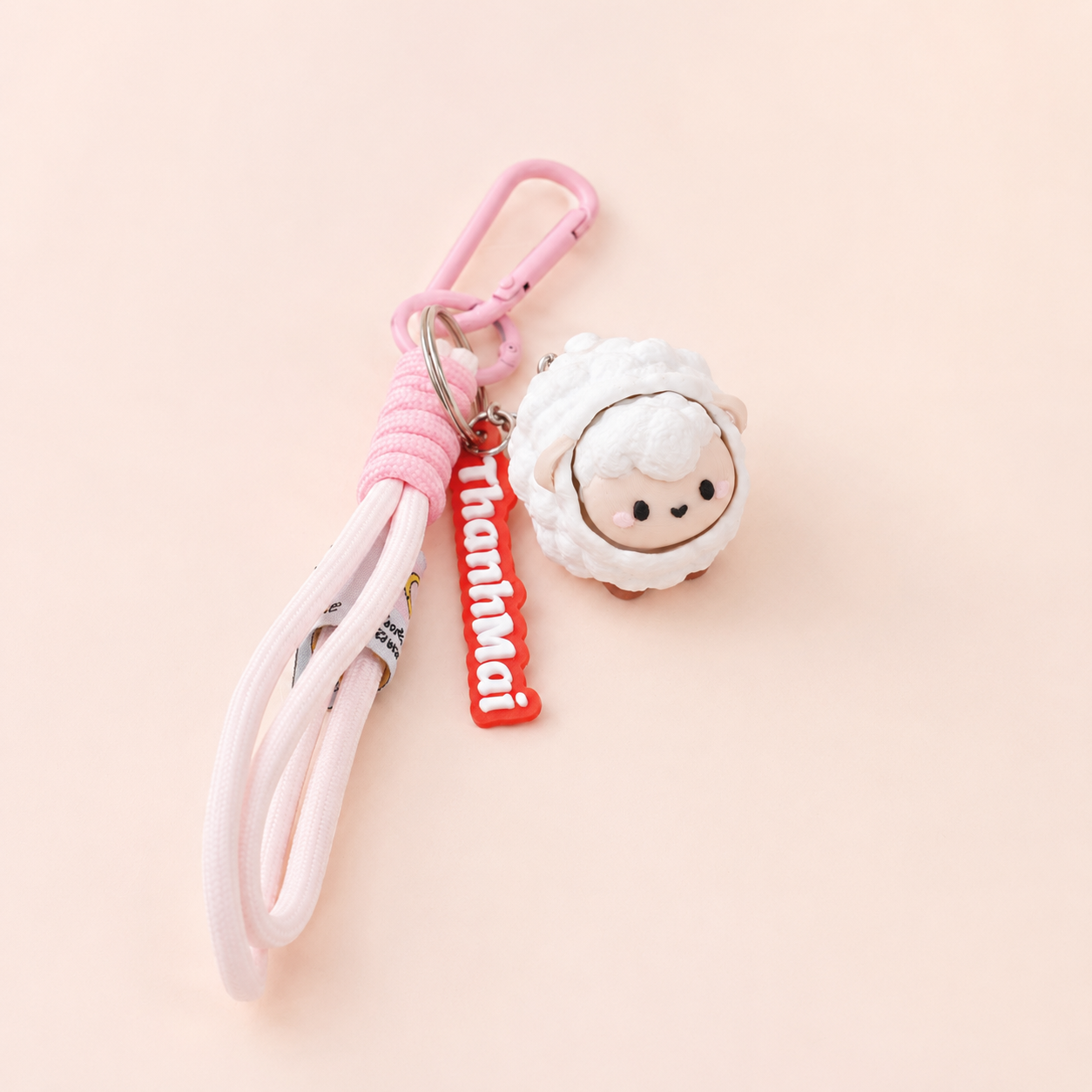 Móc Khoá Clicky Chú Cừu Dễ Thương - Móc Khóa Cừu Mini 3D Cute Vui Tay