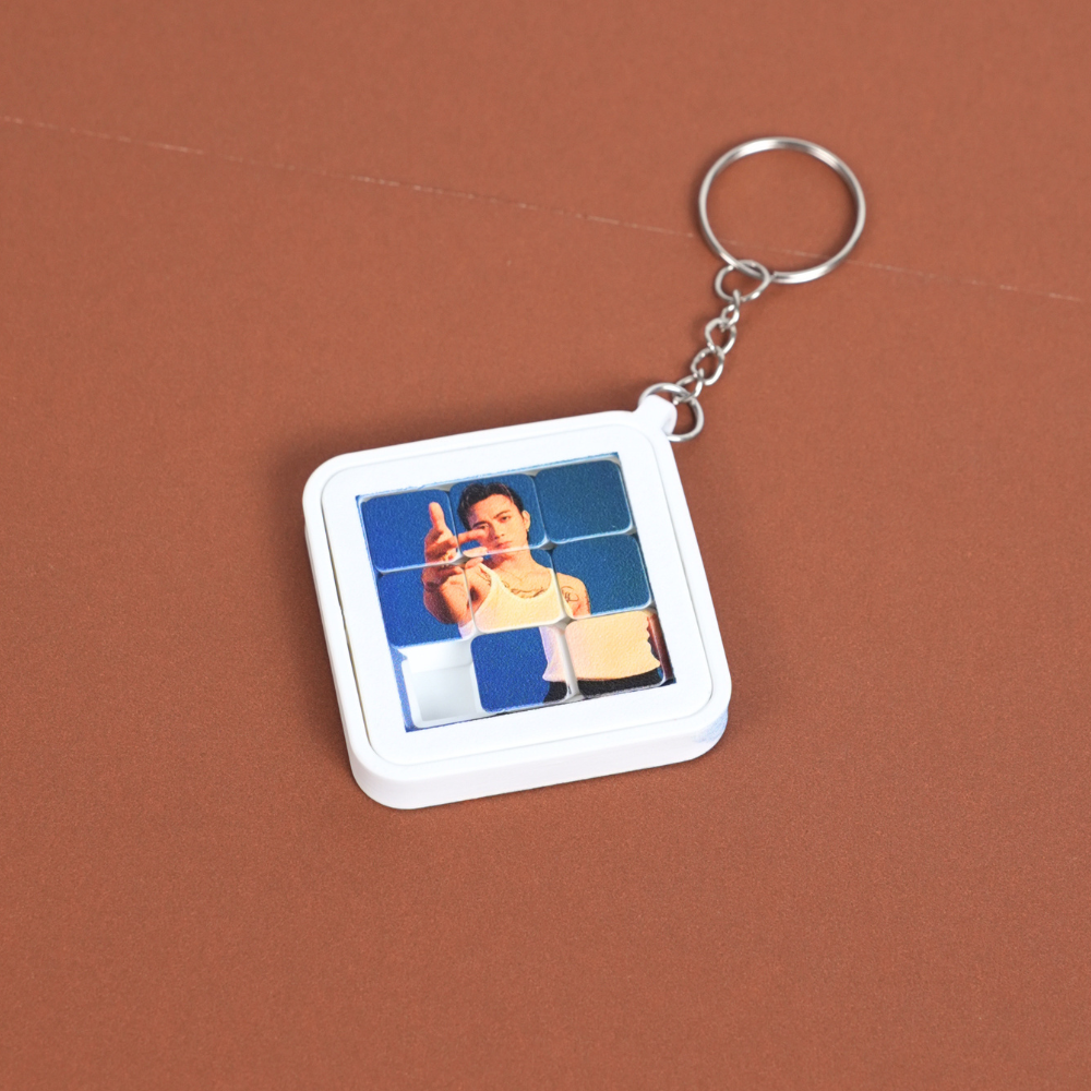 Móc Khóa Puzzle In Ảnh Theo Yêu Cầu – Keychain Ghép Hình Cá Nhân Hoá 2 Mặt