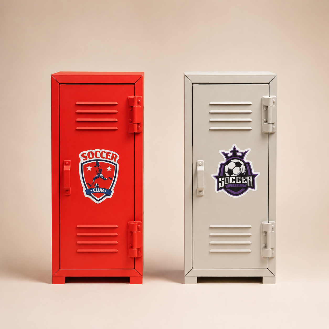Tủ Locker Custom Áo Bóng Đá - Mô Hình Tủ Đồ Thể Thao Cá Nhân Hoá Kèm Đèn Decor