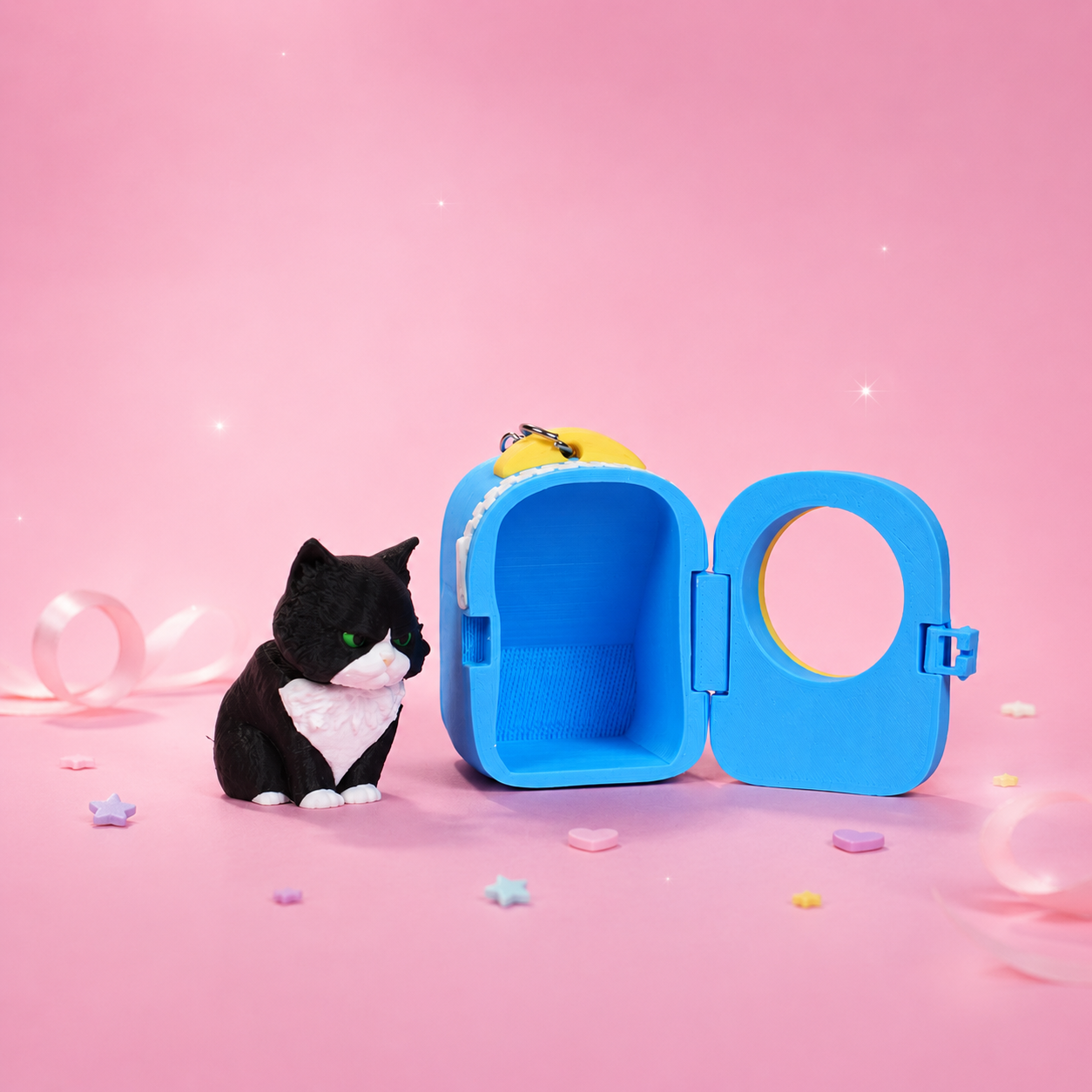 Móc Khóa MeowPack – Phụ Kiện Trang Trí Balo, Túi Xách Hình Mèo Ngộ Nghĩnh