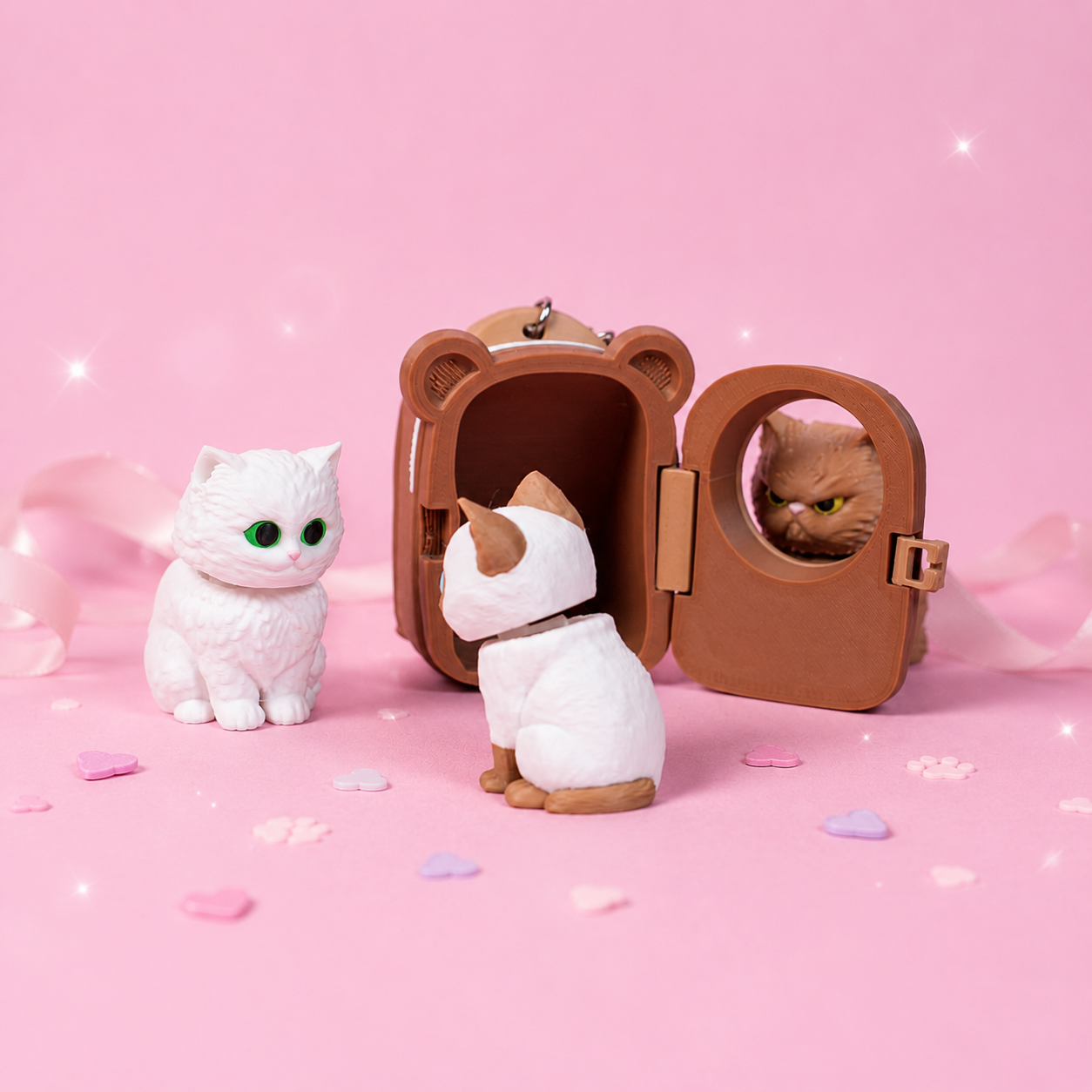 Móc Khóa MeowPack – Phụ Kiện Trang Trí Balo, Túi Xách Hình Mèo Ngộ Nghĩnh