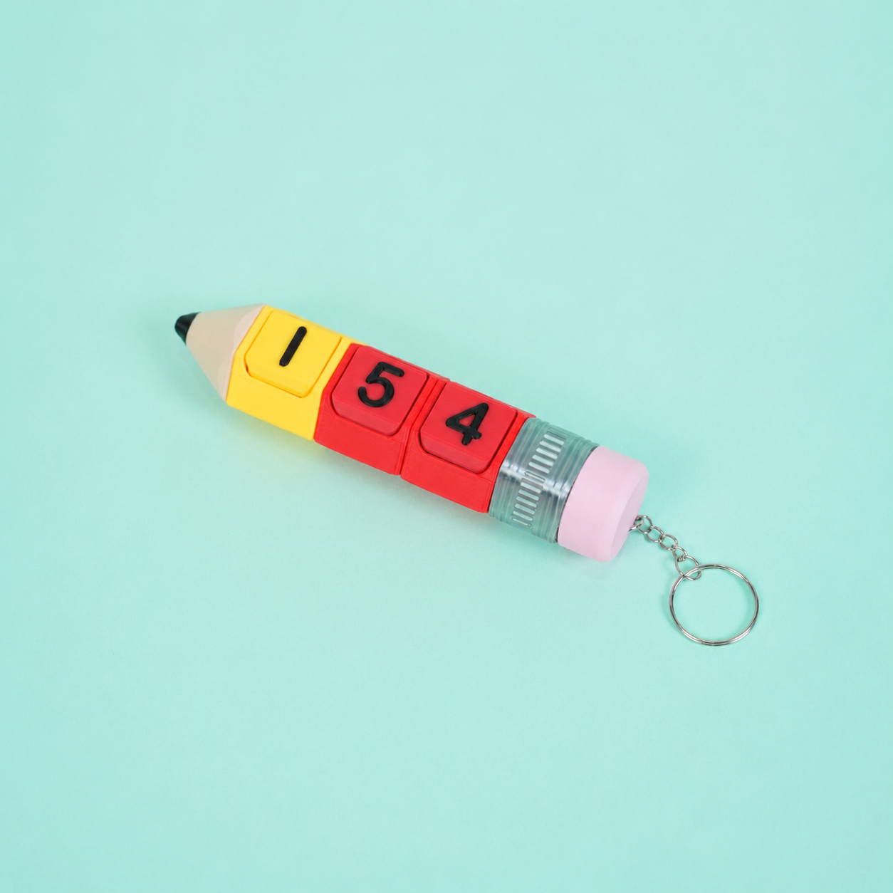 Móc Khóa Clicky Bút Chì Custom Tên Theo Yêu Cầu – Keychain Bút Chì Cá Nhân Hoá