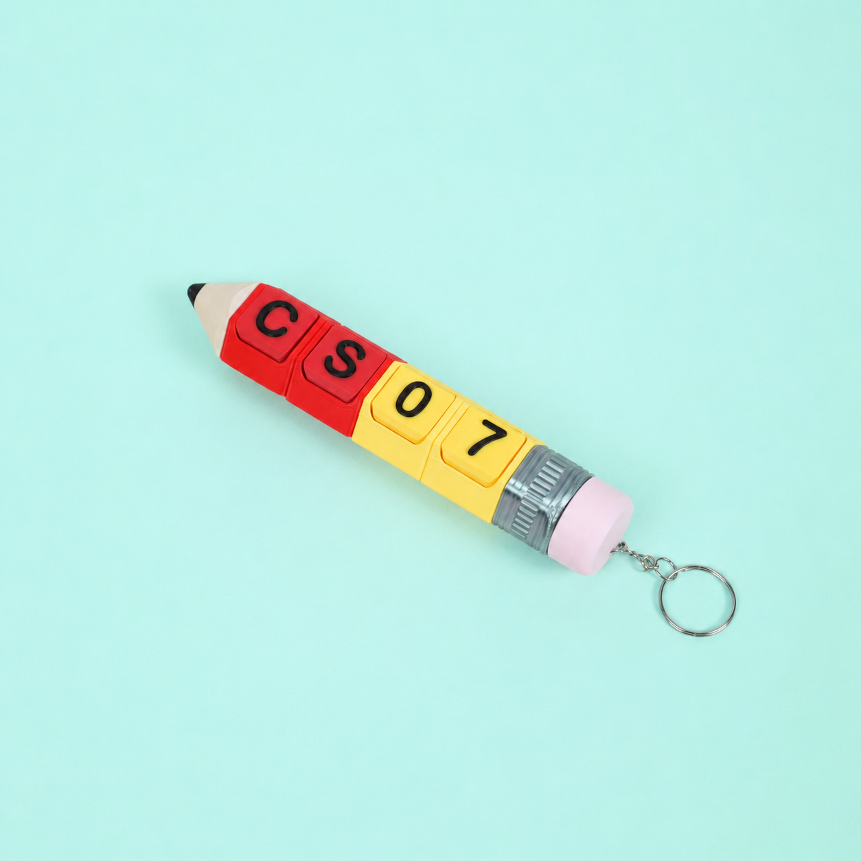 Móc Khóa Clicky Bút Chì Custom Tên Theo Yêu Cầu – Keychain Bút Chì Cá Nhân Hoá