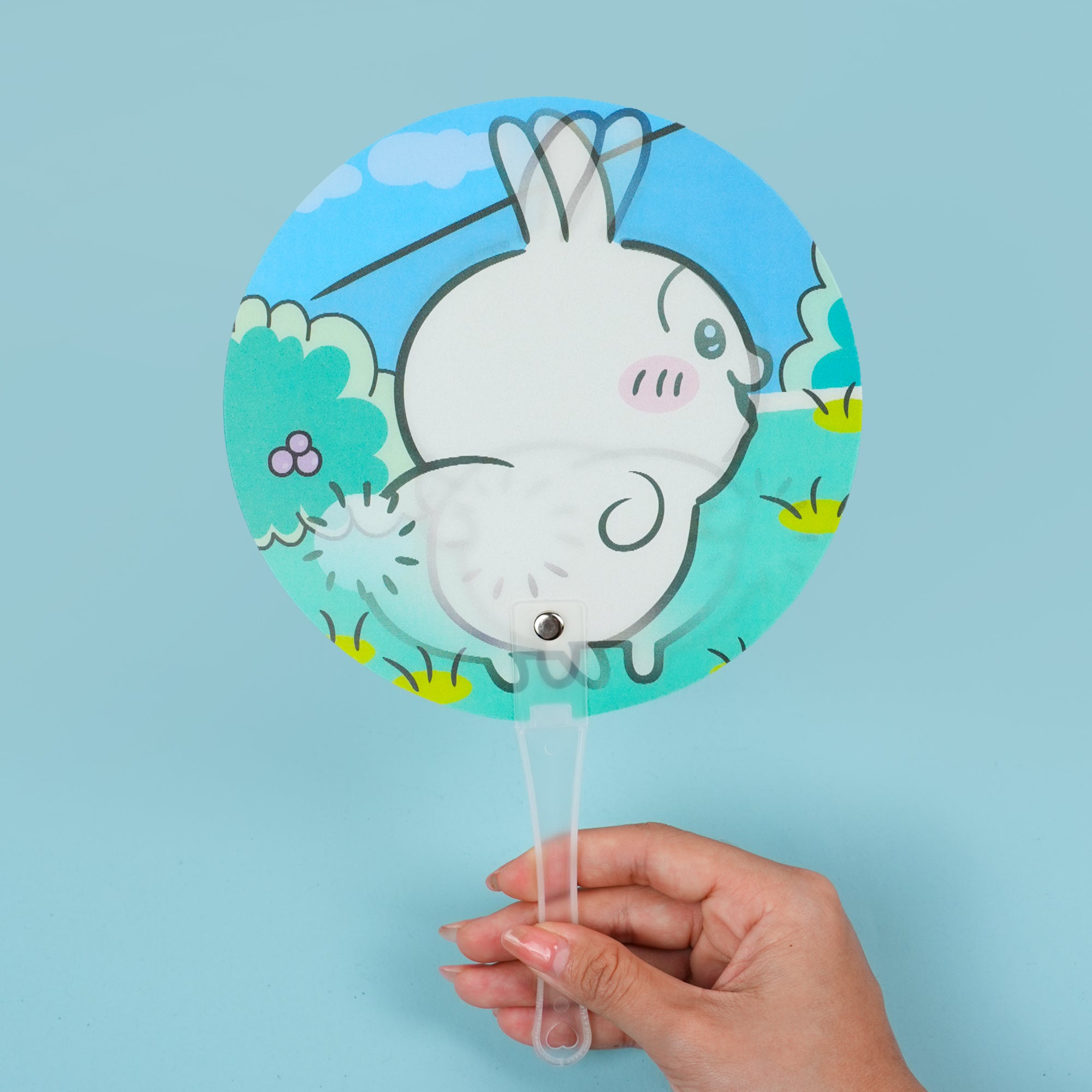 QUẠT NHỰA CẦM TAY 3D - QUẠT CHUYỂN ĐỘNG SÁNG TẠO NHÂN VẬT HOẠT HÌNH DỄ THƯƠNG