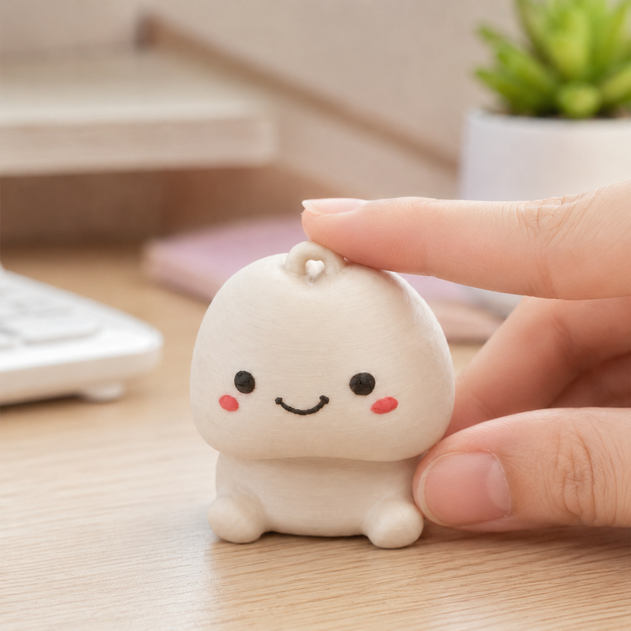 MÓC KHOÁ BẤM CLICKY HÌNH SOCIU NGỘ NGHĨNH (Bản sao)