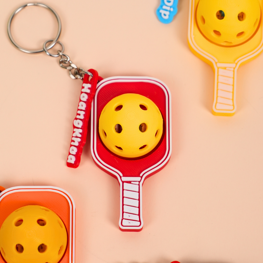 Móc Khóa Clicky Pickleball Cá Nhân Hóa