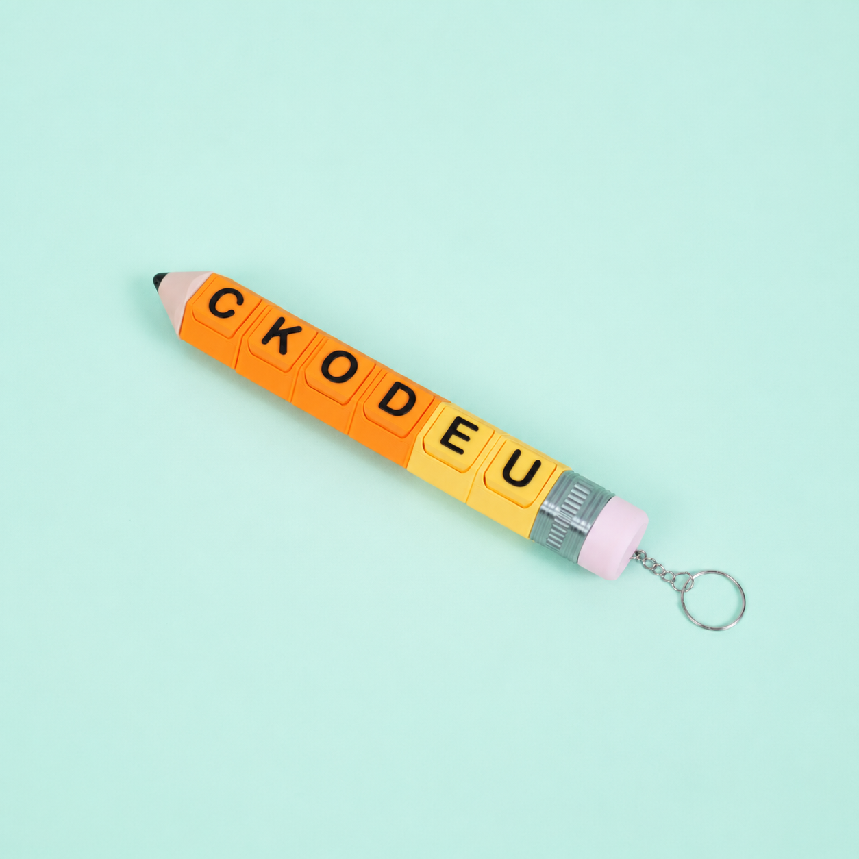 Móc Khóa Clicky Bút Chì Custom Tên Theo Yêu Cầu – Keychain Bút Chì Cá Nhân Hoá