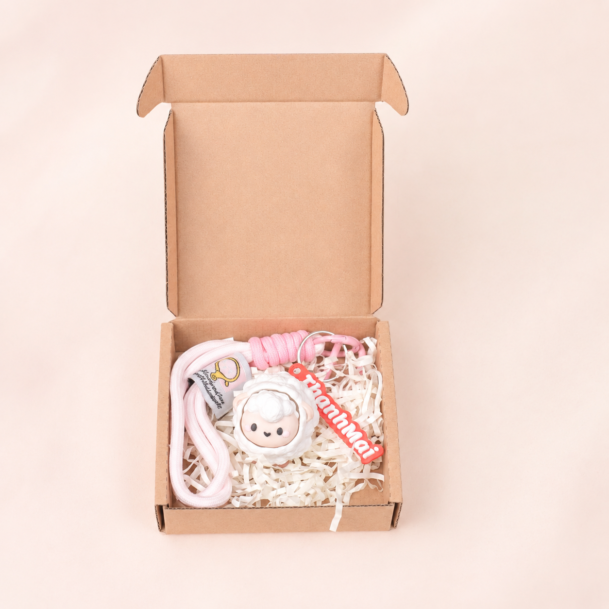Móc Khoá Clicky Chú Cừu Dễ Thương - Móc Khóa Cừu Mini 3D Cute Vui Tay