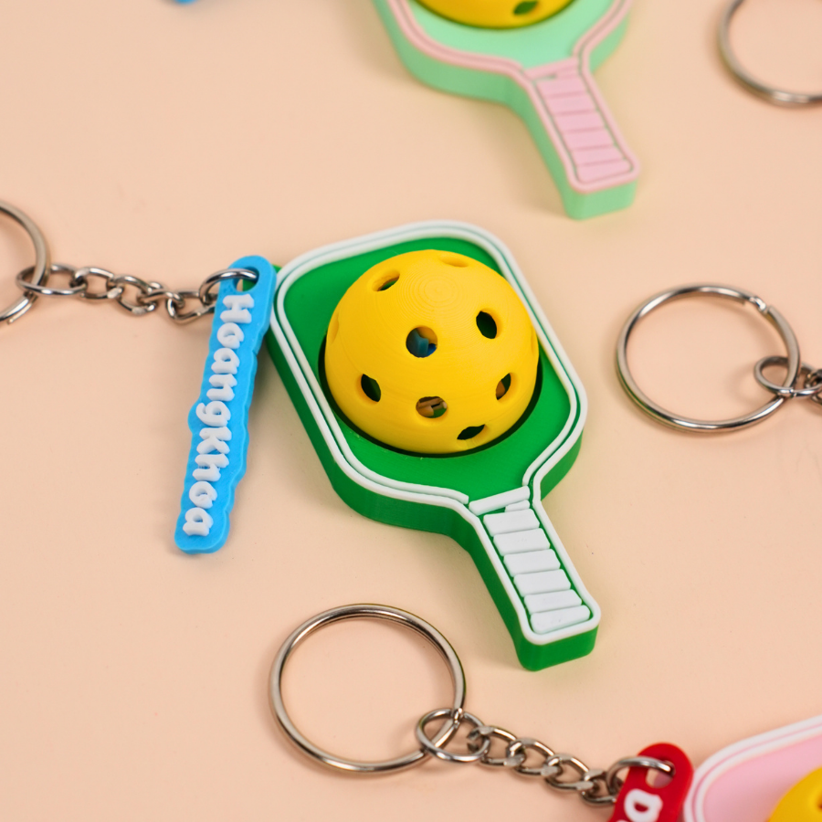 Móc Khóa Clicky Pickleball Cá Nhân Hóa