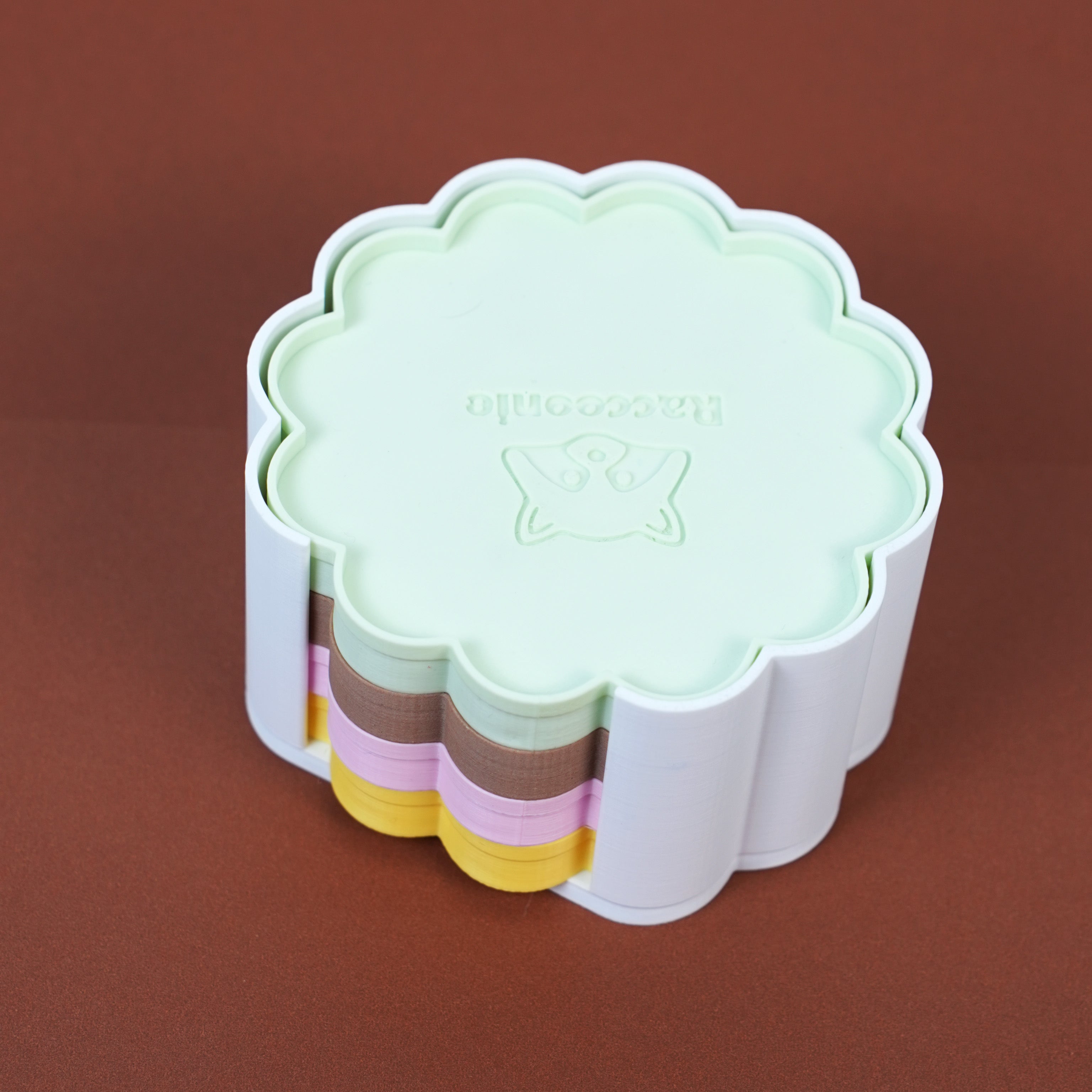 Set Lót Ly Custom Theo Yêu Cầu – Bộ Đế Lót Cốc Cá Nhân Hoá Kèm Khay Đựng