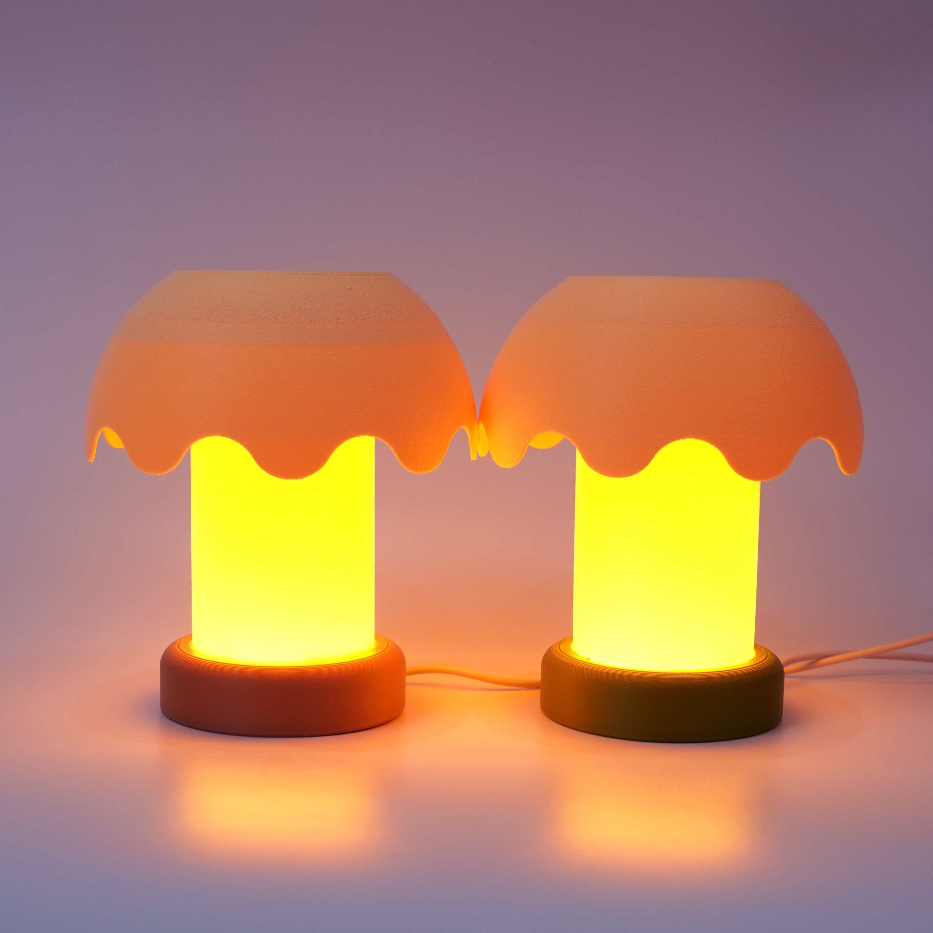 Sunny Mushroom Lamp – Đèn Nấm Mini Ánh Vàng Ấm, Decor Phòng Ngủ Dễ Thương