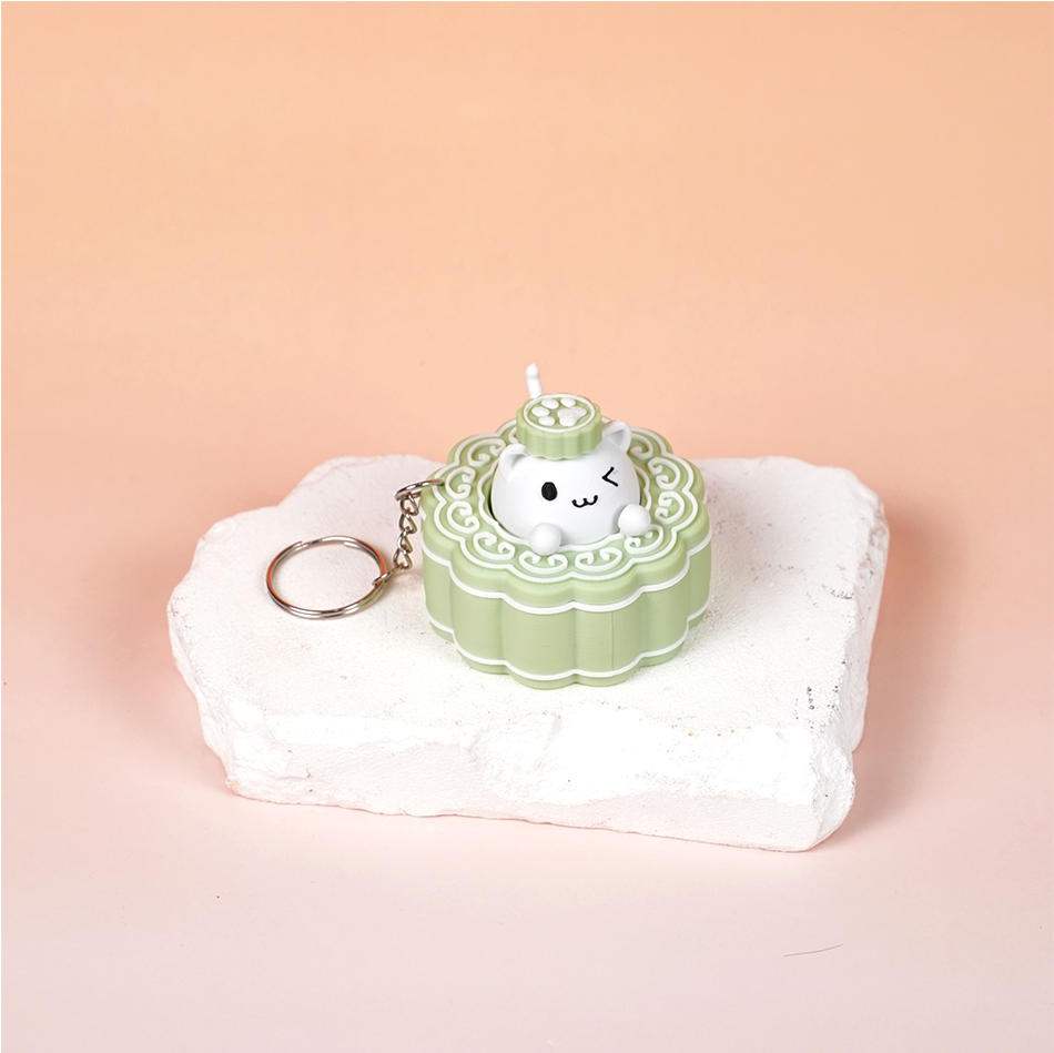 Móc Khóa Clicky Mooncake Dễ Thương – Bánh Trung Thu Bấm Click Vui Tay