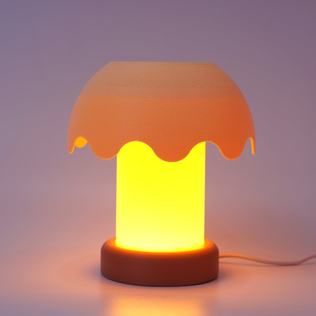 Sunny Mushroom Lamp – Đèn Nấm Mini Ánh Vàng Ấm, Decor Phòng Ngủ Dễ Thương