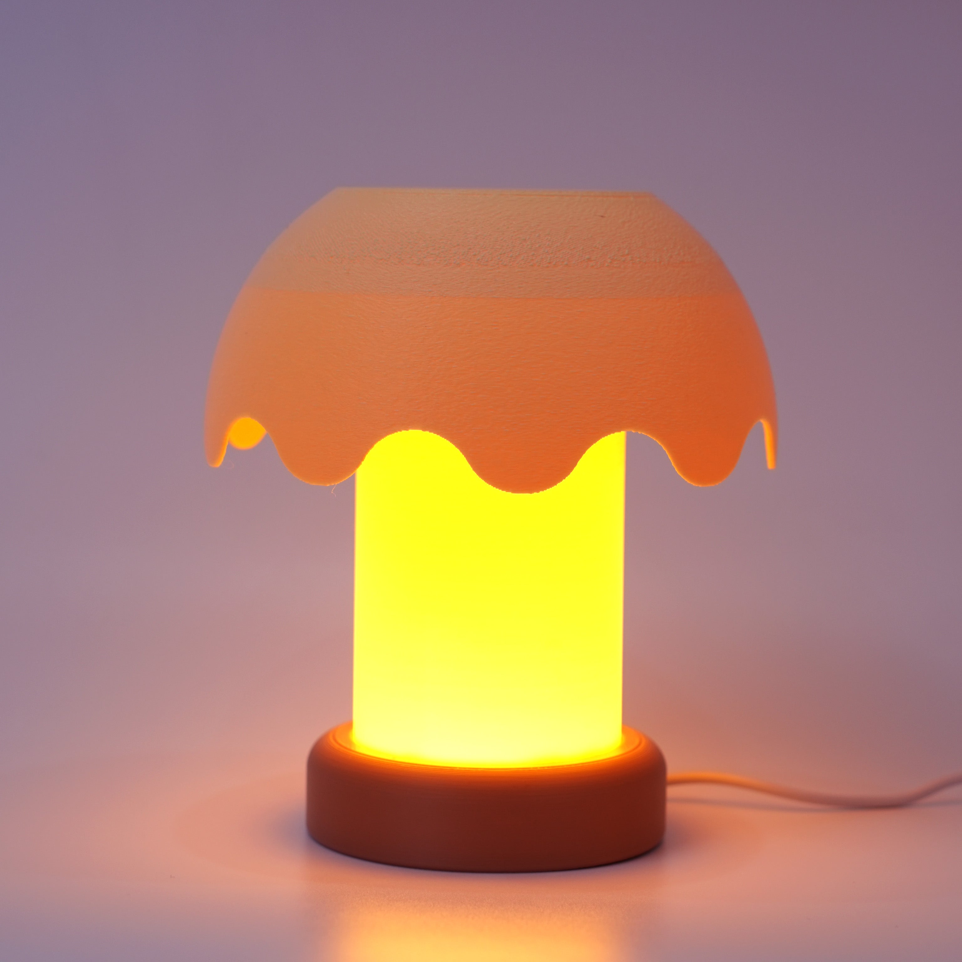 Sunny Mushroom Lamp – Đèn Nấm Mini Ánh Vàng Ấm, Decor Phòng Ngủ Dễ Thương