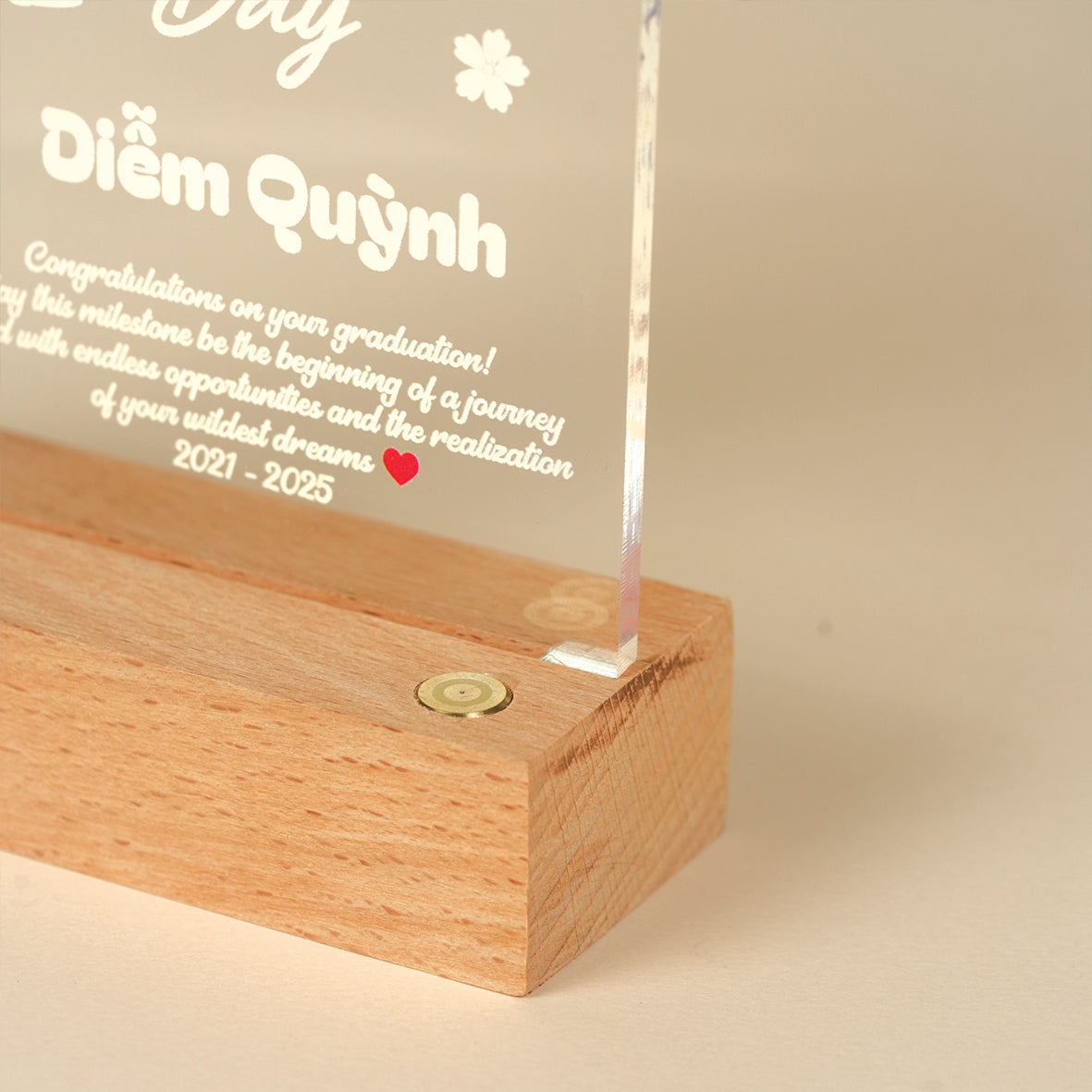 ĐÈN NGỦ QUÀ CƯỚI - Thiết kế theo yêu cầu - Đèn LED 3D trang trí phòng, quà tặng đặc biệt