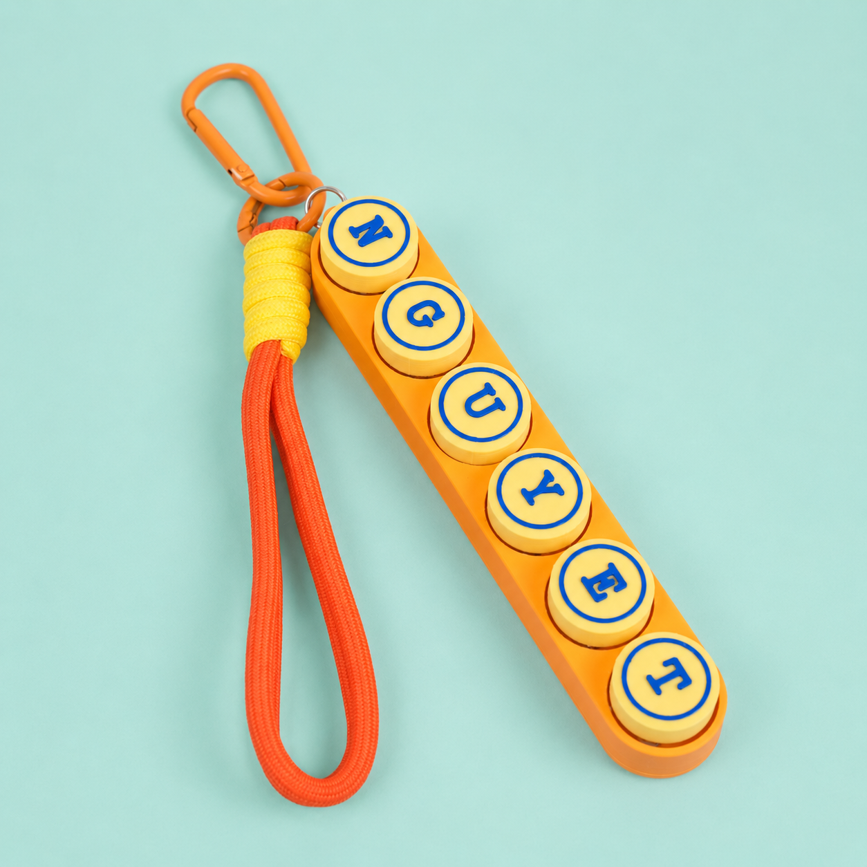 Móc Khóa Clicky Bàn Phím Shape Tròn Custom Tên Theo Yêu Cầu – Keychain Phím Cơ Cá Nhân Hoá