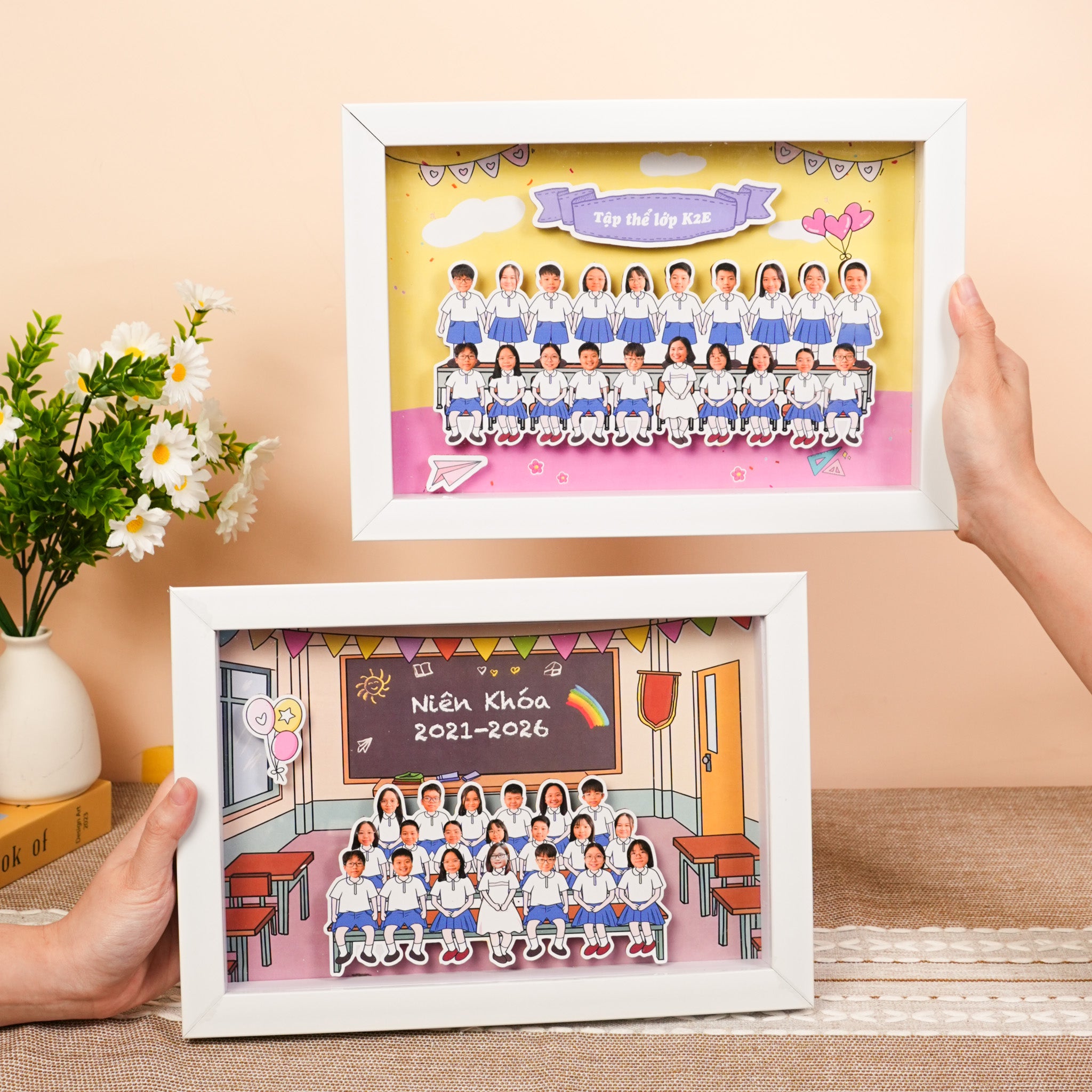Khung ảnh 3D tốt nghiệp tập thể  - Thiết kế theo yêu cầu