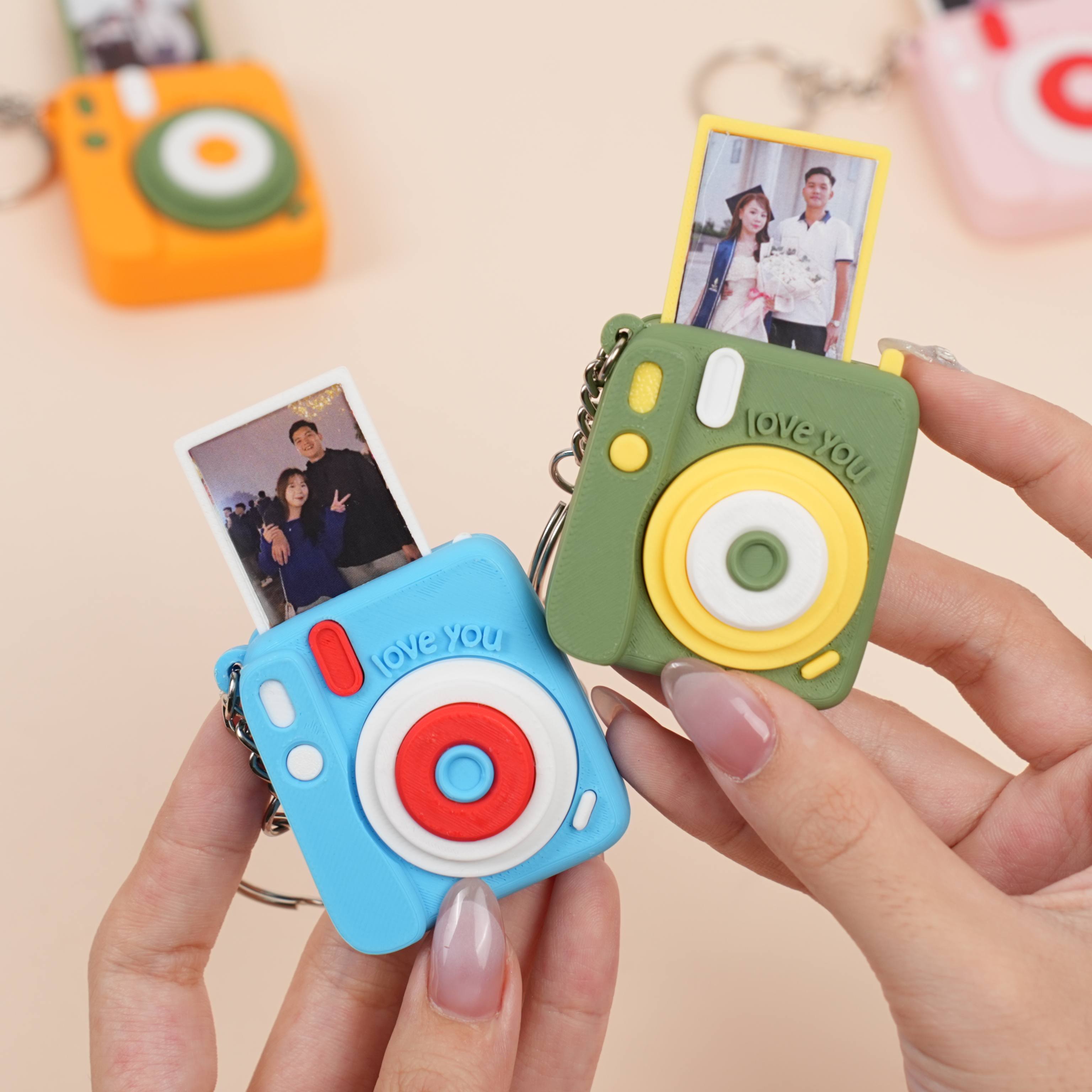 Móc Khoá Clicky Instax Cá Nhân Hoá