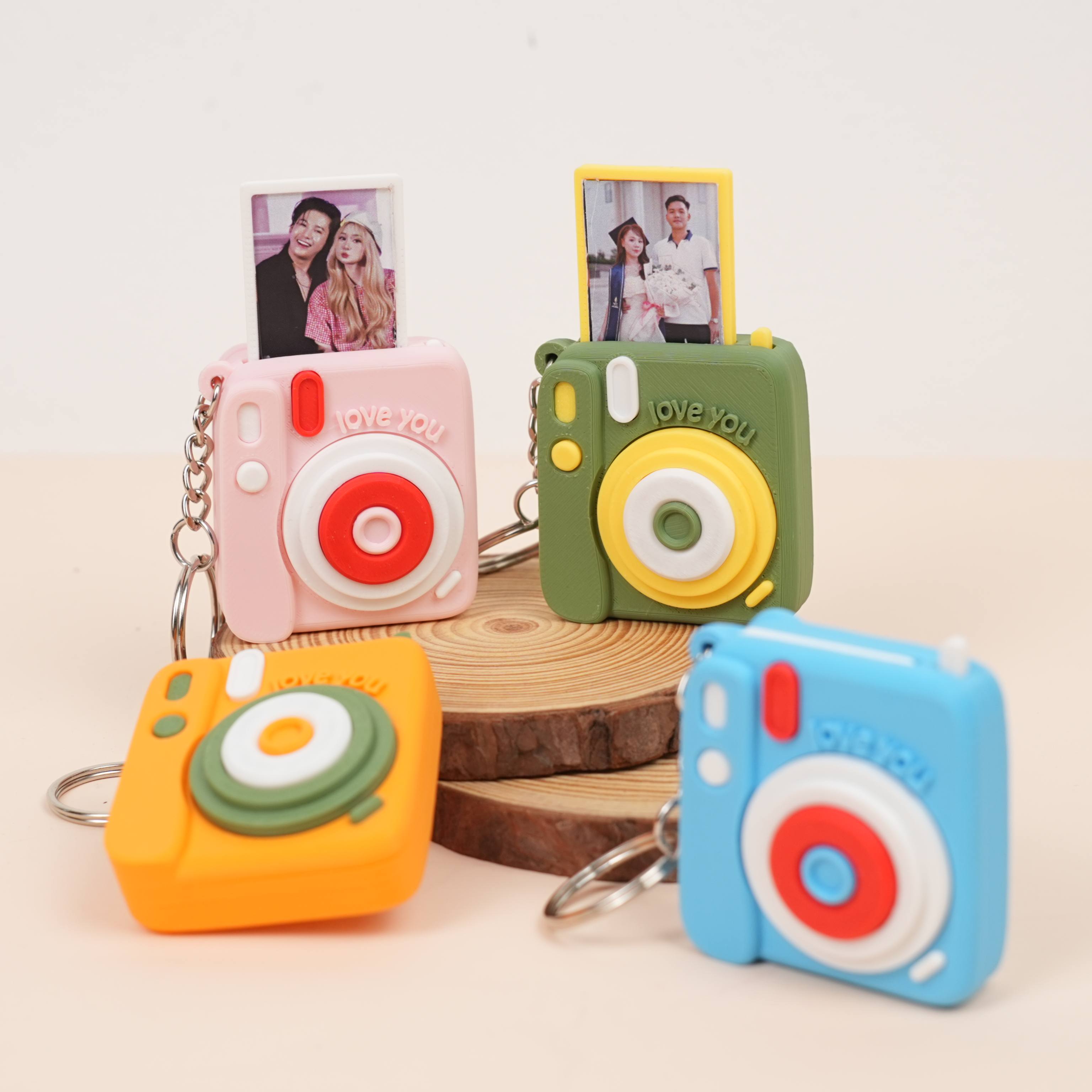 Móc Khoá Clicky Instax Cá Nhân Hoá