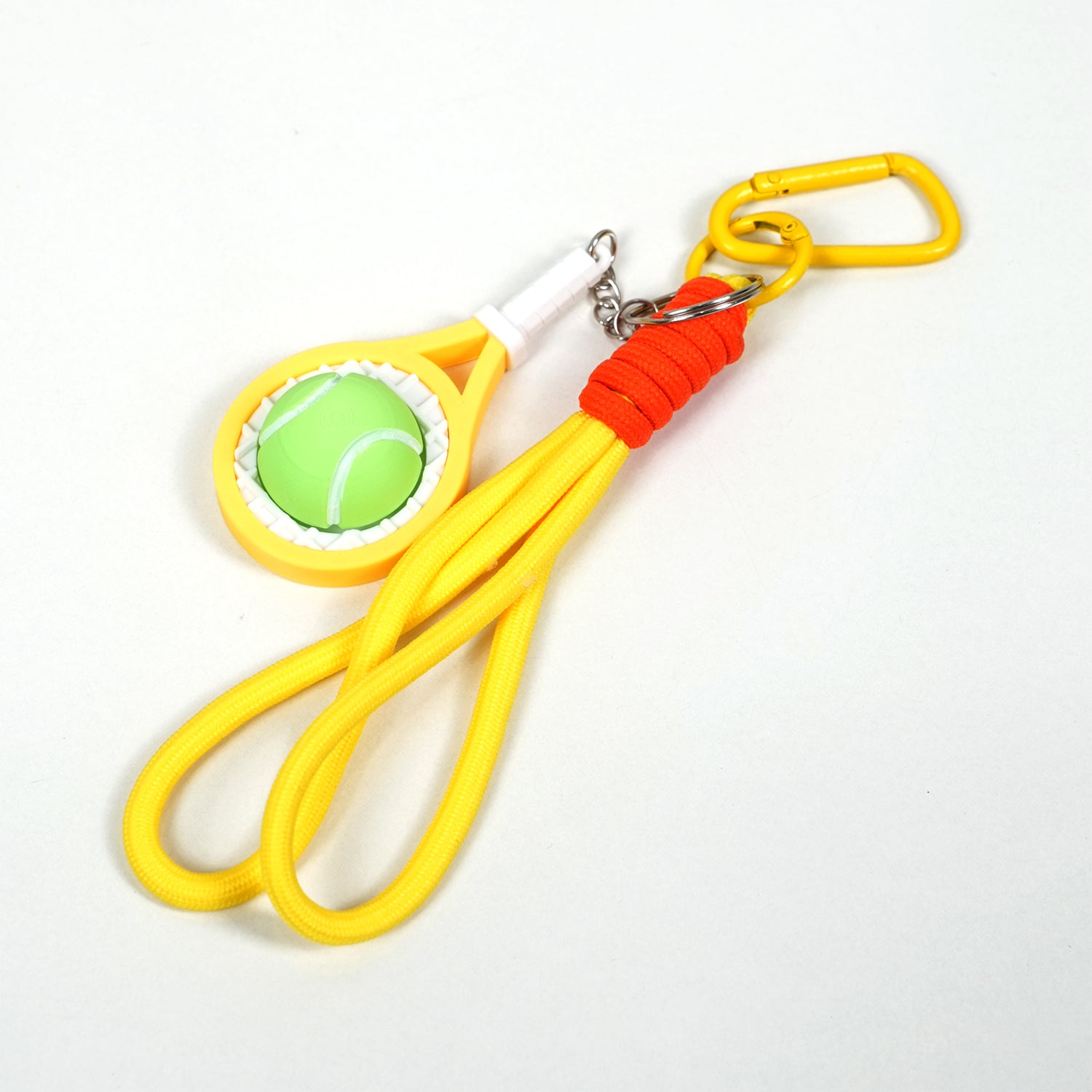 Móc Khoá Clicky Tennis Custom Tên Cá Nhân Hoá - Móc Khóa Vợt Tennis Mini Kèm Charm Tên