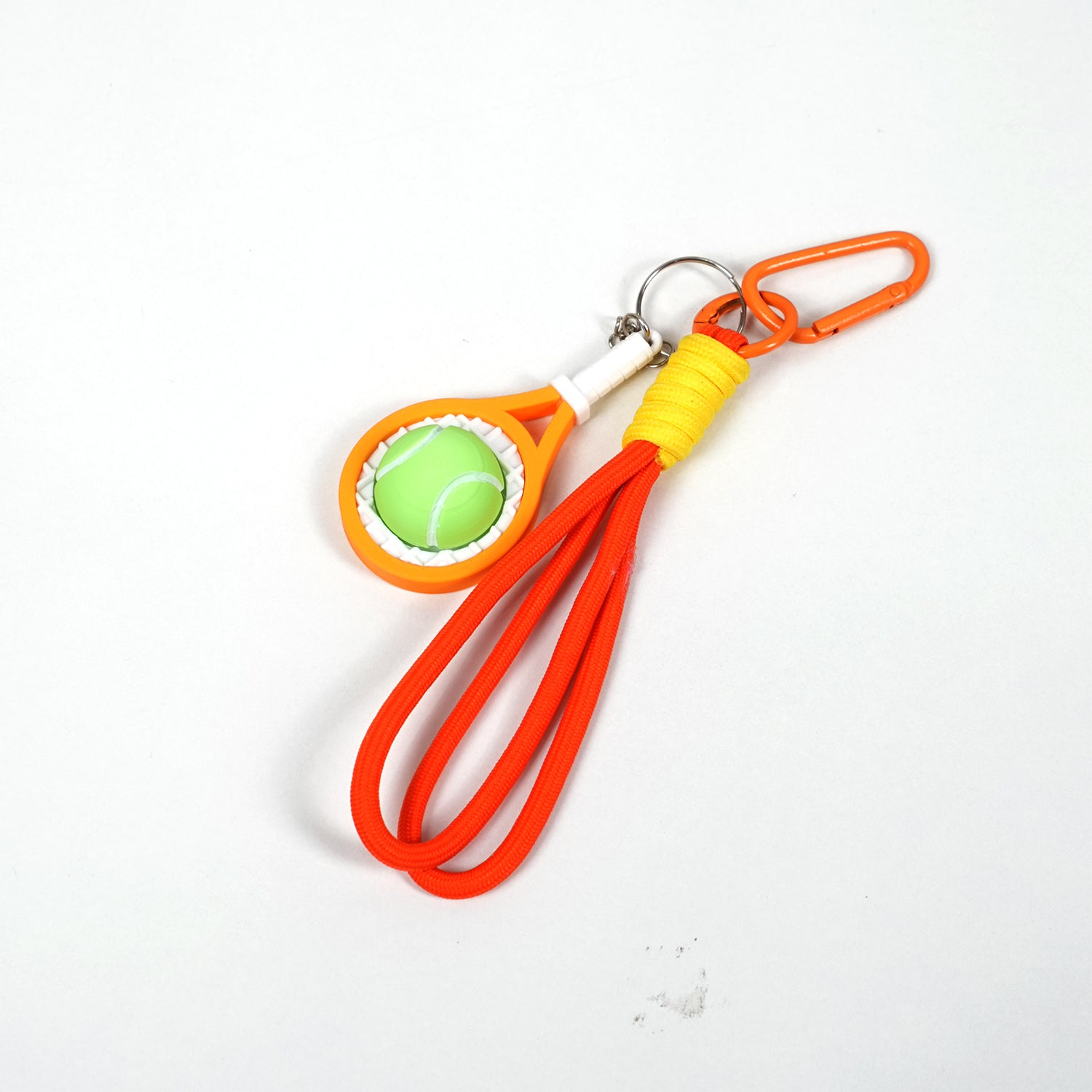 Móc Khoá Clicky Tennis Custom Tên Cá Nhân Hoá - Móc Khóa Vợt Tennis Mini Kèm Charm Tên