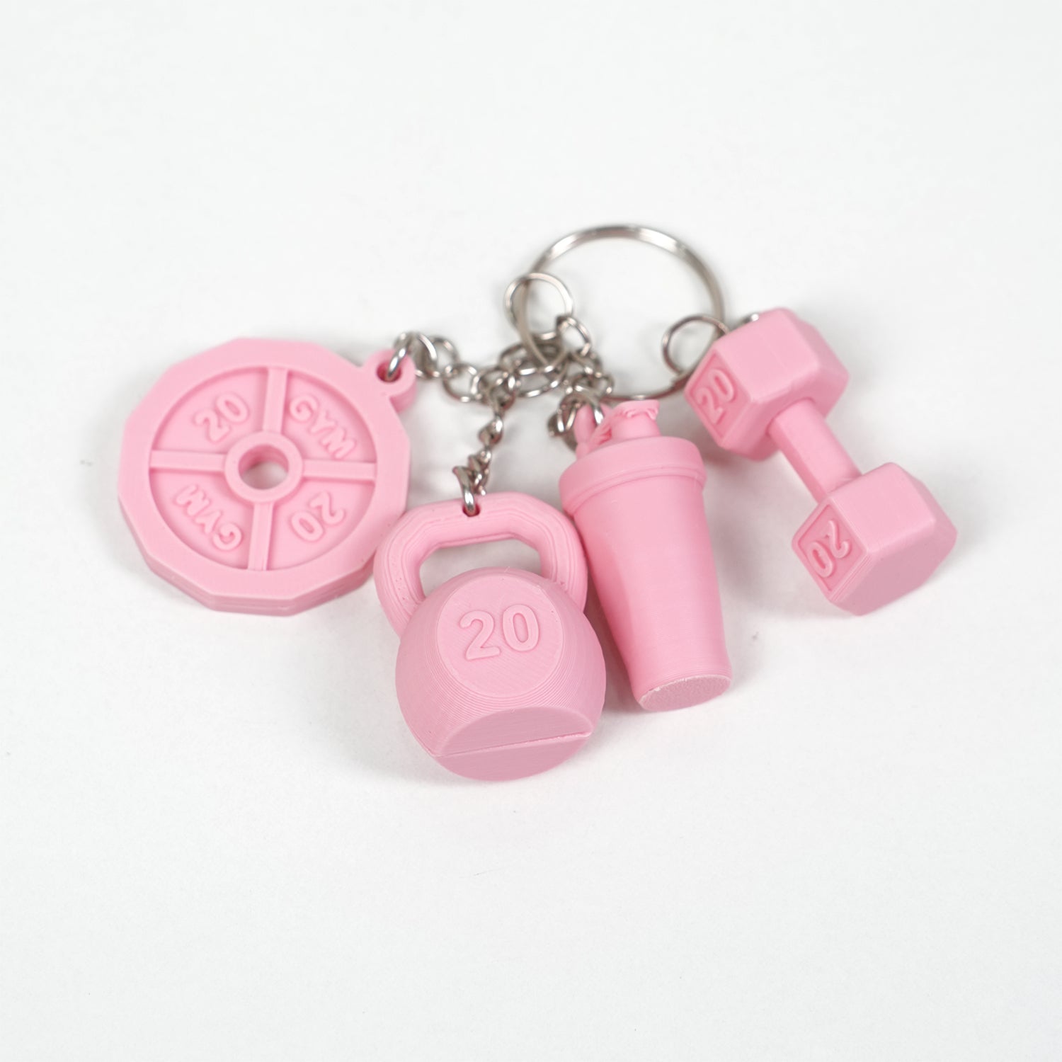 Set Móc Khóa Gym Fitness 4 Chi Tiết – Phụ Kiện Quà Tặng Cho Người Tập GYM