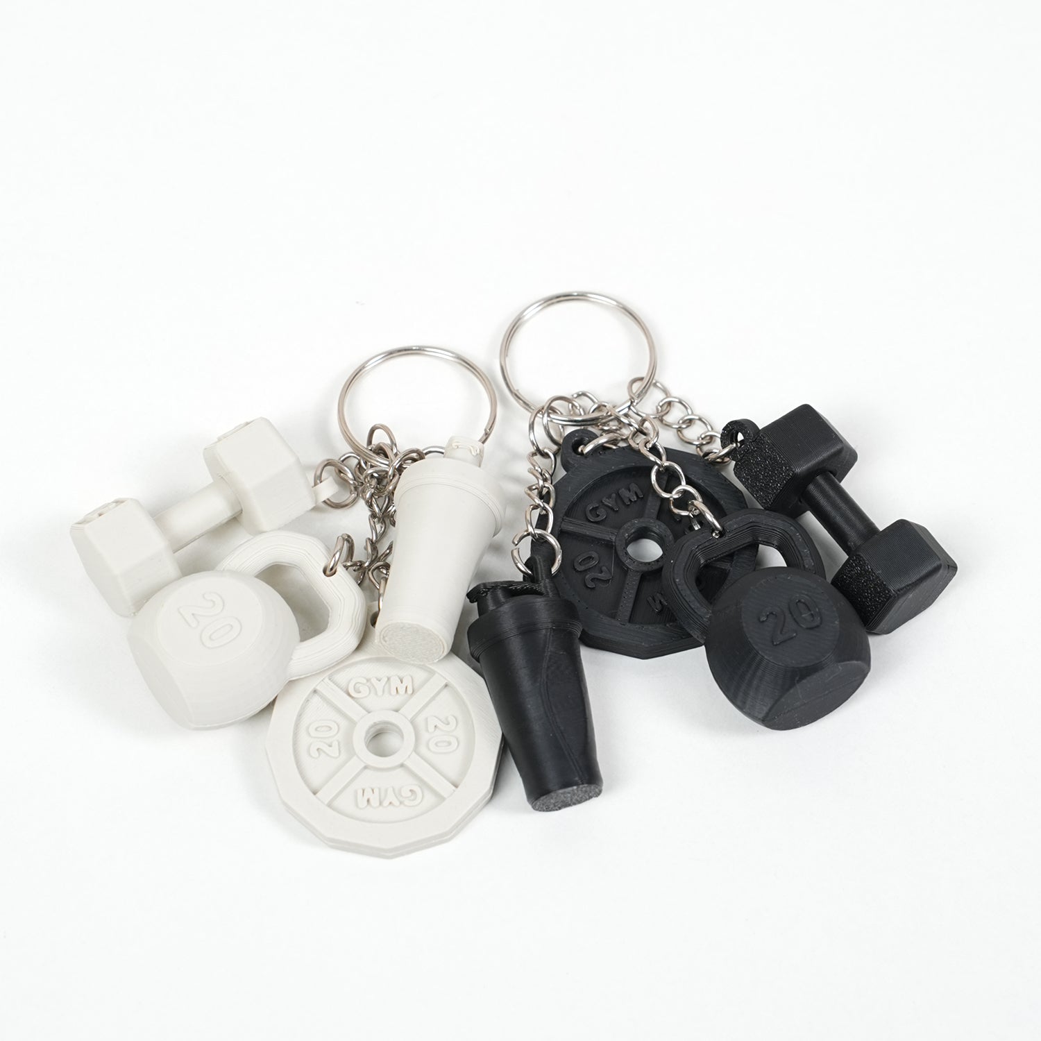 Set Móc Khóa Gym Fitness 4 Chi Tiết – Phụ Kiện Quà Tặng Cho Người Tập GYM