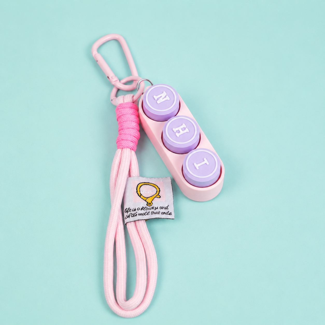 Móc Khóa Clicky Bàn Phím Shape Tròn Custom Tên Theo Yêu Cầu – Keychain Phím Cơ Cá Nhân Hoá