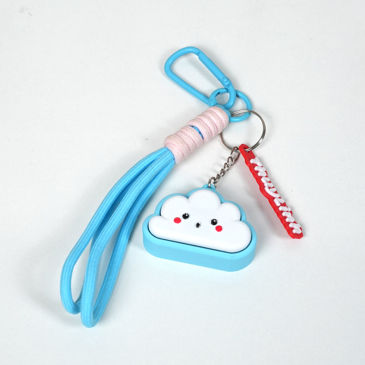 Móc Khoá Clicky Đám Mây Dễ Thương – Phụ Kiện Treo Túi, Quà Tặng In Tên Cá Nhân Hoá