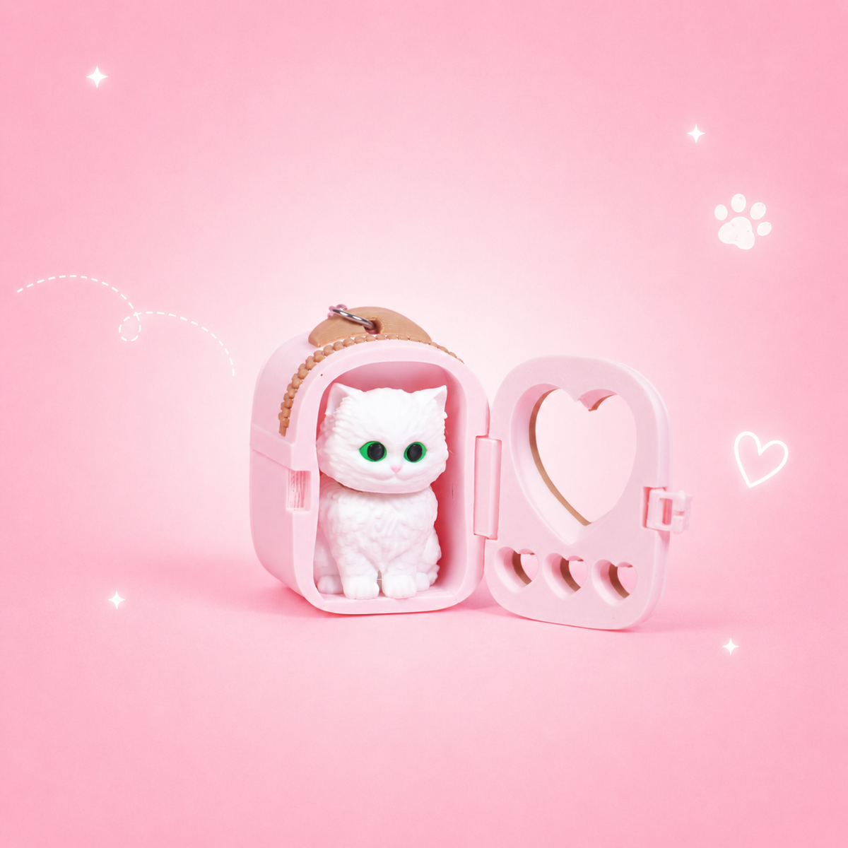 Móc Khóa MeowPack – Phụ Kiện Trang Trí Balo, Túi Xách Hình Mèo Ngộ Nghĩnh