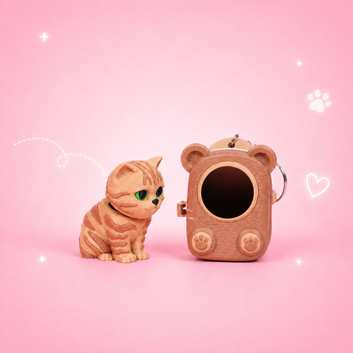 Móc Khóa MeowPack – Phụ Kiện Trang Trí Balo, Túi Xách Hình Mèo Ngộ Nghĩnh