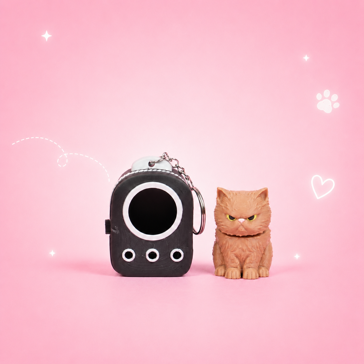 Móc Khóa MeowPack – Phụ Kiện Trang Trí Balo, Túi Xách Hình Mèo Ngộ Nghĩnh