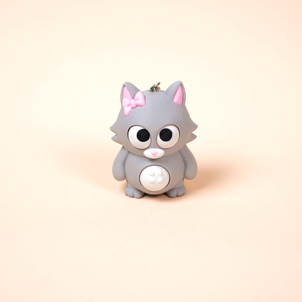 Móc Khóa Twisty Pets – Mắt & Bụng Xoay Linh Hoạt