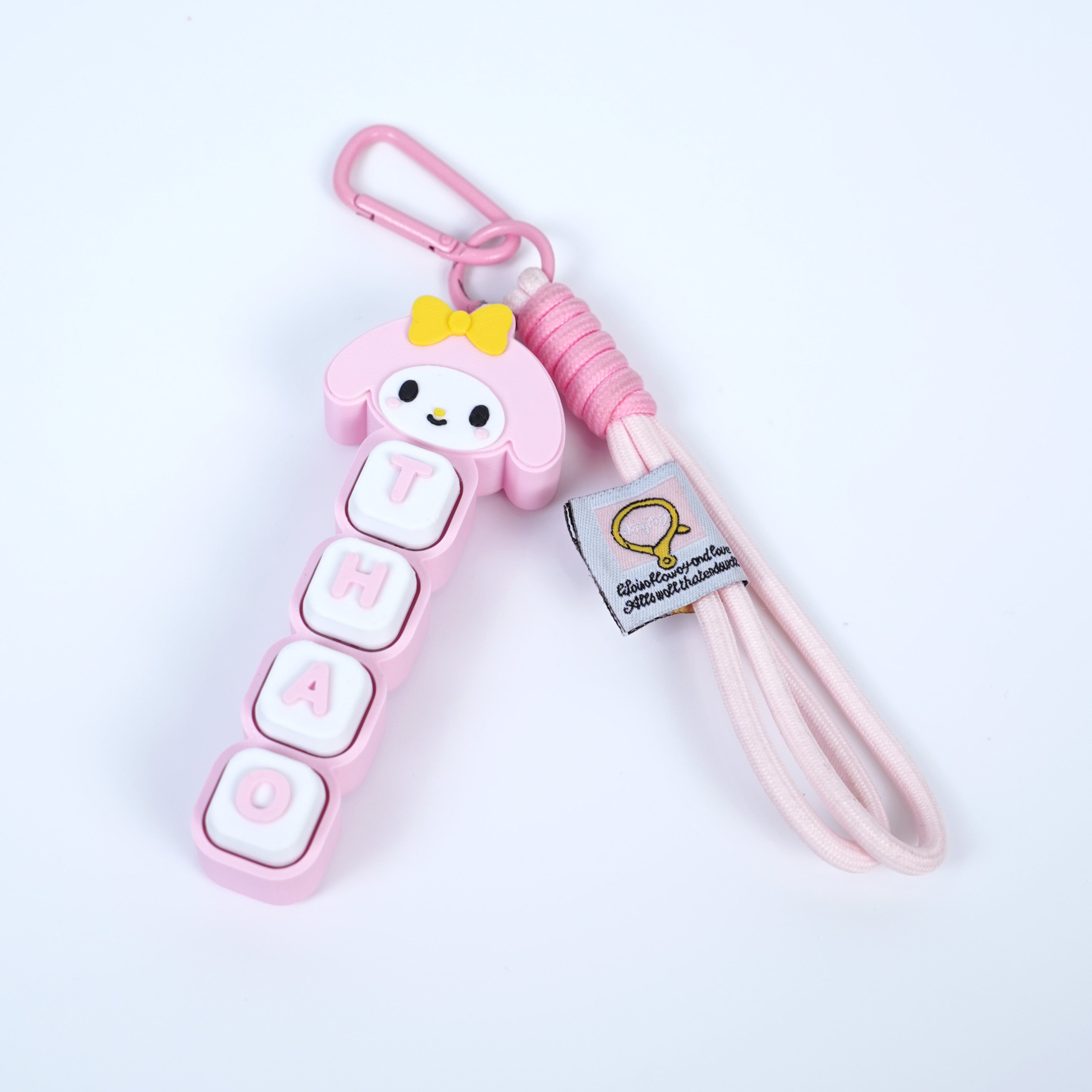 Móc Khóa Keycap Nhân Vật Hoạt Hình Custom Tên Theo Yêu Cầu – Keychain Phím Cơ Cá Nhân Hoá