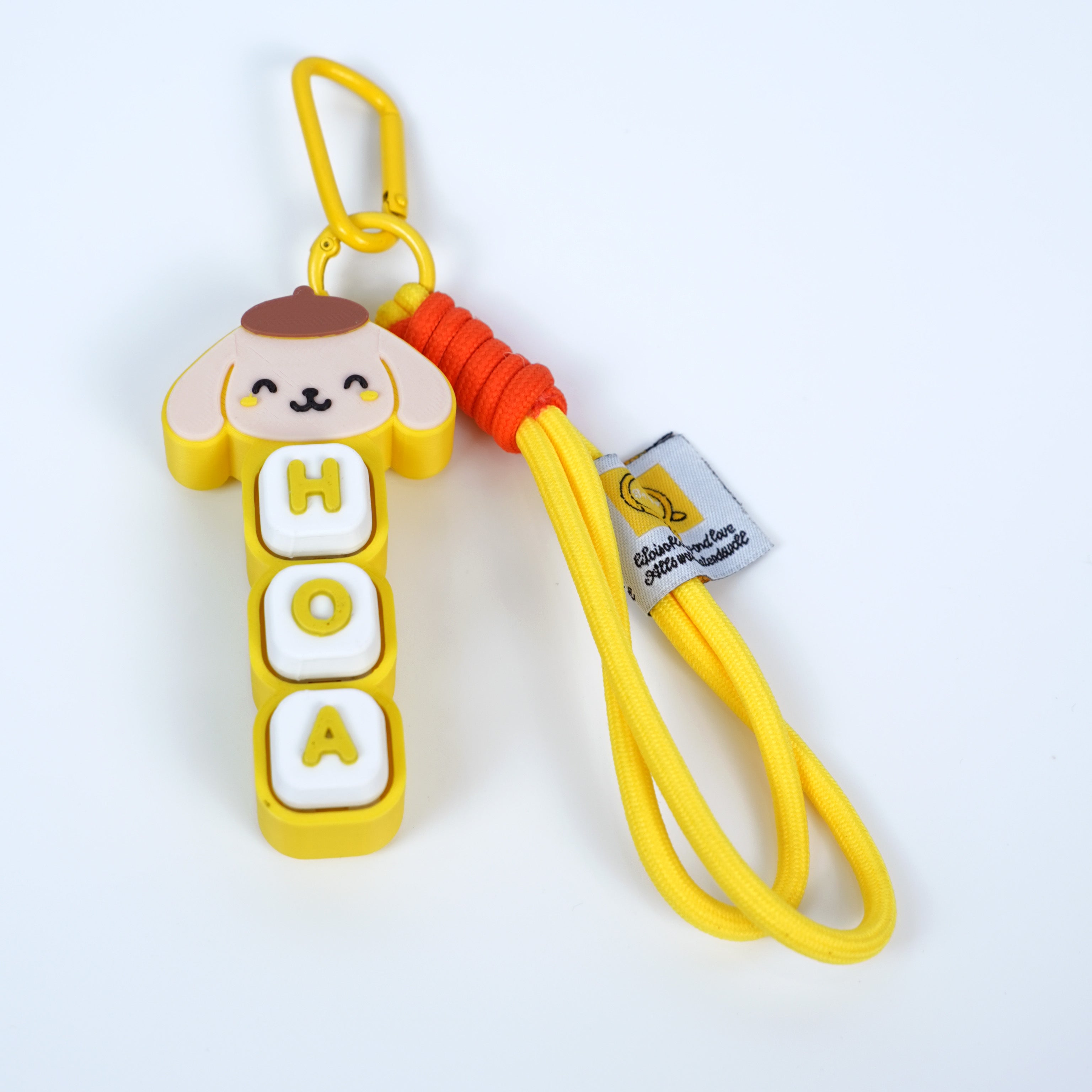 Móc Khóa Keycap Nhân Vật Hoạt Hình Custom Tên Theo Yêu Cầu – Keychain Phím Cơ Cá Nhân Hoá