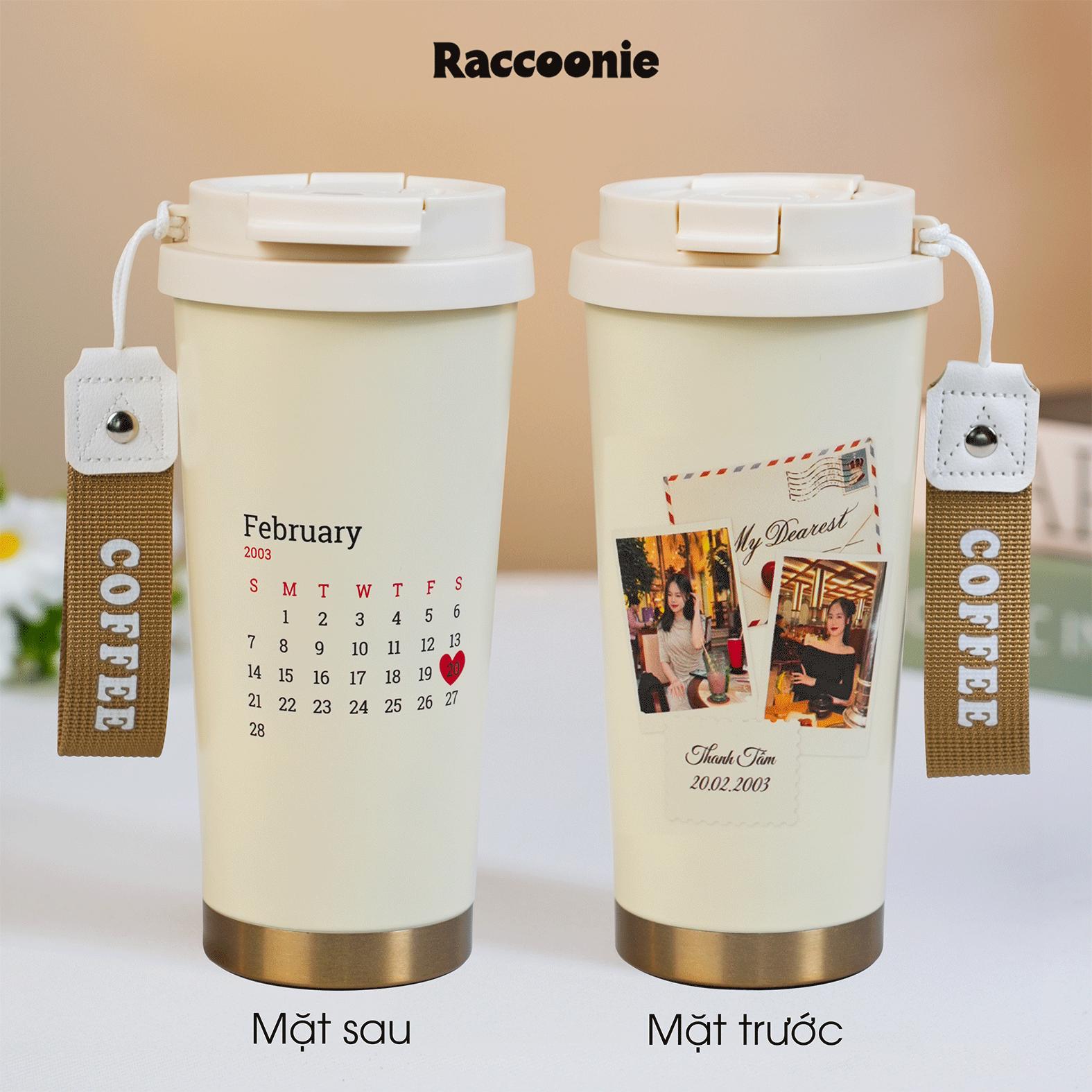 LY GIỮ NHIỆT KỶ NIỆM - Quà tặng cá nhân hóa, in theo yêu cầu - Ly giữ nhiệt cao cấp 520ML, quà tặng đặc biệt